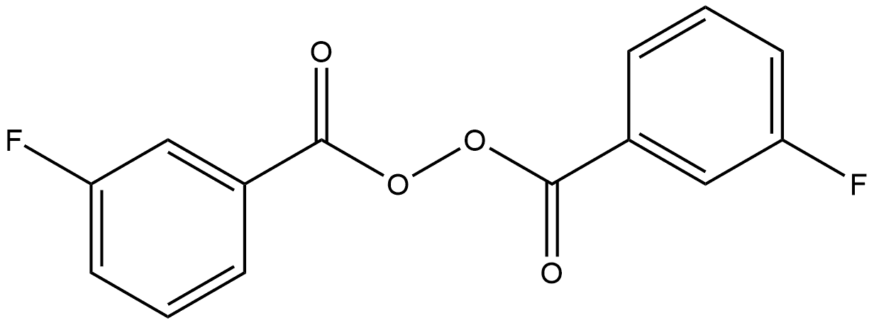 Peroxide, bis(3-fluorobenzoyl) (9CI) Structural