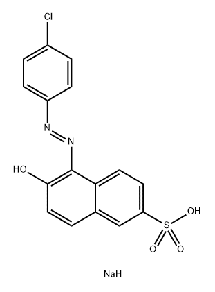 2-Naphthalenesulfonic acid, 5-[2-(4-chlorophenyl)diazenyl]-6-hydroxy-, sodium salt (1:1)