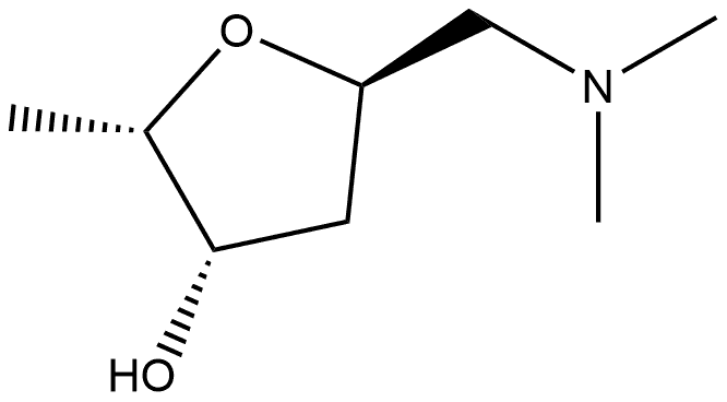 L-arabino-Hexitol, 2,5-anhydro-1,4,6-trideoxy-6-(dimethylamino)- (9CI) Structural
