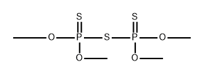 Thiodiphosphorothioic acid, o,o,o',o'-tetramethyl ester Structural