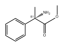 Benzeneacetic acid, α-amino-α-methyl-, methyl ester, (αS)- Structural