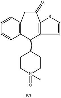 Ketotifen N-Oxide Hydrochloride Structural
