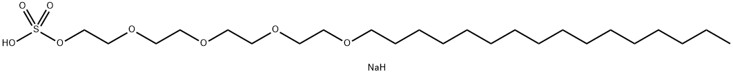 3,6,9,12-Tetraoxaoctacosan-1-ol, 1-(hydrogen sulfate), sodium salt (1:1) Structural