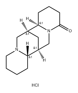 Lupanine dihydrochloride, (+/-)- Structural