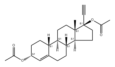 a-Ethynodiol diacetate Structural