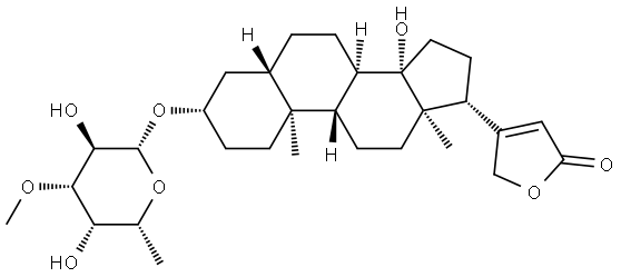 Uzarigenin digitaloside Structural