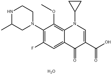 Gatifloxacin Hydrate Structural