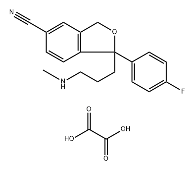 N-Desmethyl Citalopram-d4 Oxalate Structural