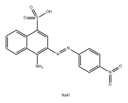 1-Naphthalenesulfonic acid, 4-amino-3-[2-(4-nitrophenyl)diazenyl]-, sodium salt (1:1)