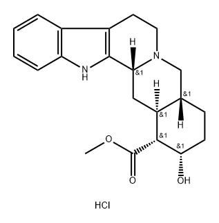 Yohimban-16-carboxylic acid, 17-hydroxy-, methyl ester, monohydrochloride, (3β,16α,17α)- (9CI) Structural