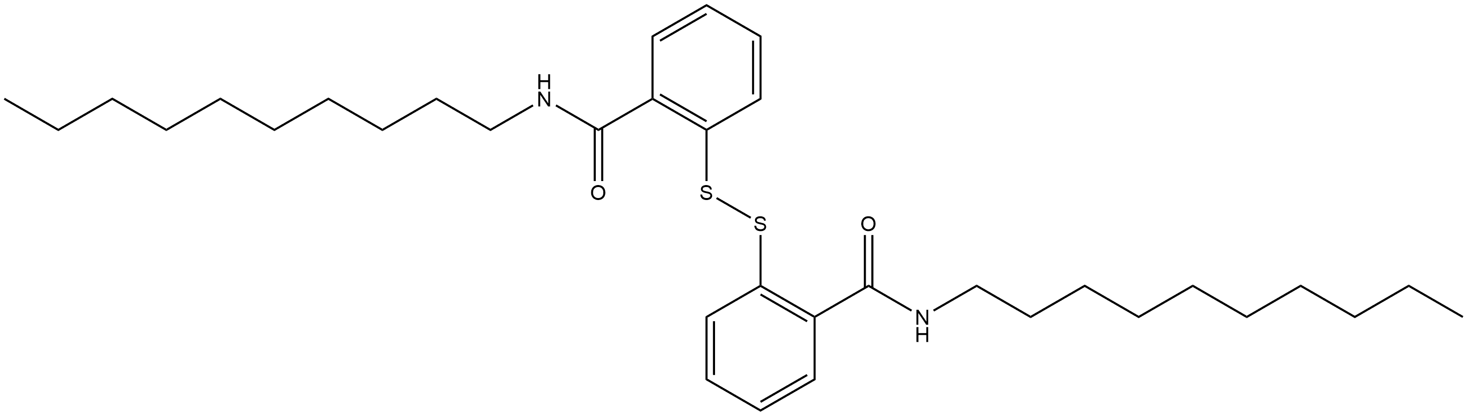 Benzamide, 2,2'-dithiobis[N-decyl- (9CI) Structural