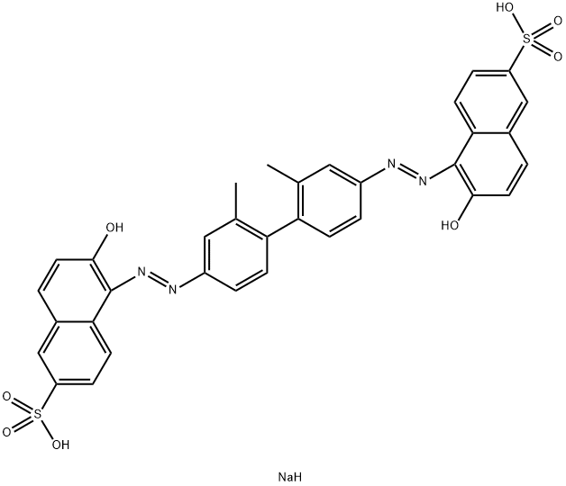 2-Naphthalenesulfonic acid, 5,5'-[(2,2'-dimethyl[1,1'-biphenyl]-4,4'-diyl)bis(azo)]bis[6-hydroxy-, disodium salt