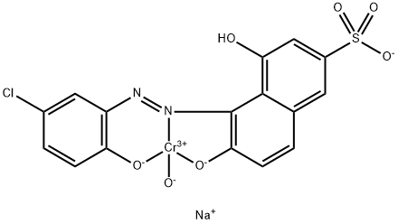 Chromate(1-), [5-[[5-chloro-2-(hydroxy-κO)phenyl]azo-κN1]-4-hydroxy-6-(hydroxy-κO)-2-naphthalenesulfonato(3-)]hydroxy-, sodium