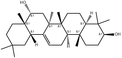 Olean-12-ene-3,16-diol, (3β,16α)- Structural