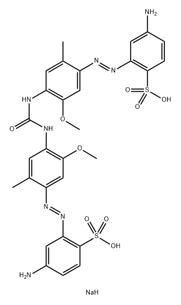 Benzenesulfonic acid, 2,2'-[carbonylbis[imino(5-methoxy-2-methyl-4,1-phenylene)azo]]bis[4-amino-, disodium salt