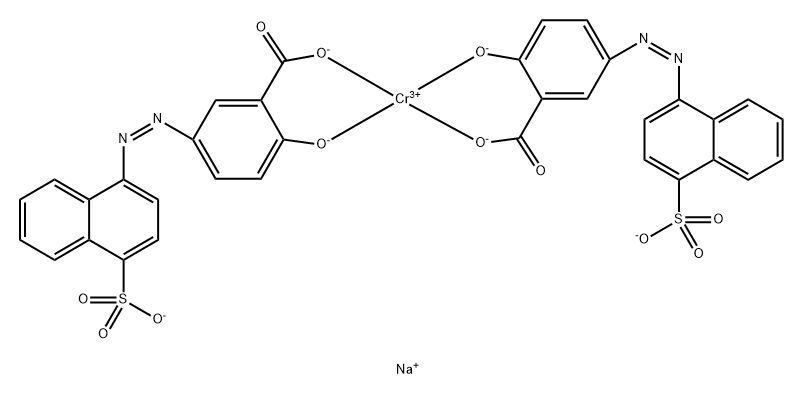 Chromate(3-), bis[2-(hydroxy-κO)-5-[(4-sulfo-1-naphthalenyl)azo]benzoato(3-)-κO]-, trisodium, (T-4)-