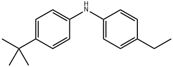 Benzenamine, 4-(1,1-dimethylethyl)-N-(4-ethylphenyl)- Structural