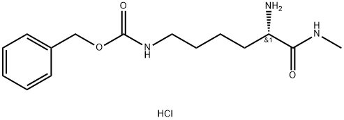H-Lys(Z)-Nhme Hydrochloride Structural