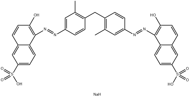 2-Naphthalenesulfonic acid, 5,5'-[methylenebis[(3-methyl-4,1-phenylene)azo]]bis[6-hydroxy-, disodium salt