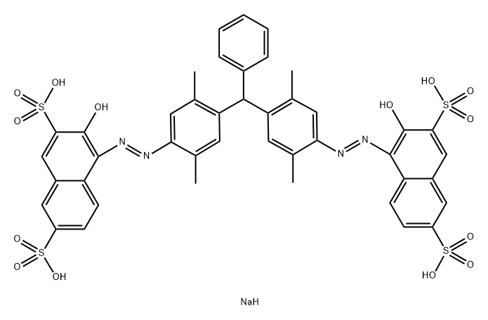 2,7-Naphthalenedisulfonic acid, 4,4'-[(phenylmethylene)bis[(2,5-dimethyl-4,1-phenylene)azo]]bis[3-hydroxy-, tetrasodium salt