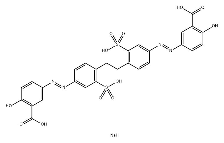 Benzoic acid, 3,3'-[1,2-ethanediylbis[(3-sulfo-4,1-phenylene)azo]]bis[6-hydroxy-, tetrasodium salt