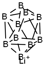 Decaborate(2-),decahydro-, lithium (1:2) Structural