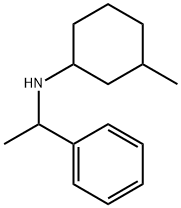 Benzenemethanamine, α-methyl-N-(3-methylcyclohexyl)- Structural