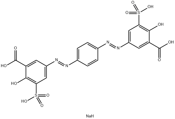 5,5'-[1,4-Phenylenebis(azo)]bis[2-hydroxy-3-sodiosulfobenzoic acid sodium] salt