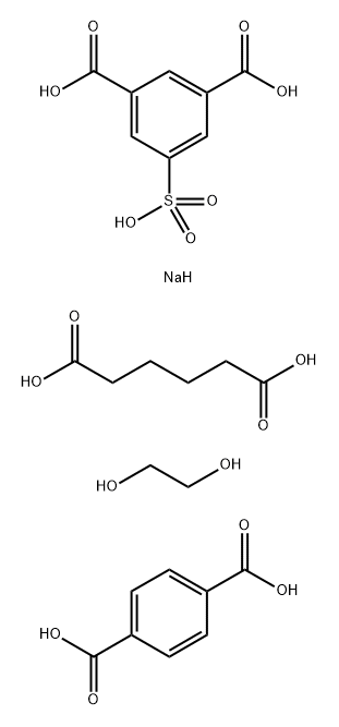 5-Sulfo-1,3-benzenedicarboxylic acid, monosodium salt, adipic acid,terephthalic acid, ethylene glycol polymer