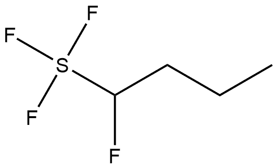 Sulfur, trifluoro(1-fluorobutyl)-, (T-4)- (9CI) Structural