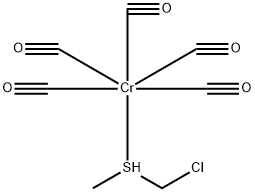 Chromium, pentacarbonyl[chloro(methylthio)methane]-, (OC-6-22)- (9CI) Structural