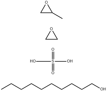 Oxirane, methyl-, polymer with oxirane, mono(hydrogen sulfate), decyl ether, sodium salt Structural