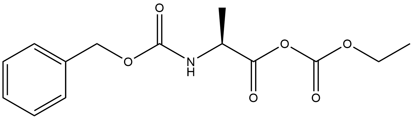 L-Alanine, N-[(phenylmethoxy)carbonyl]-, anhydride with ethyl hydrogen carbonate (9CI) Structural