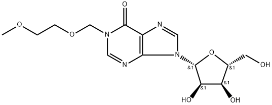 Inosine, 1-[(2-methoxyethoxy)methyl]- Structural