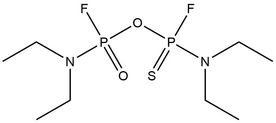 P,P'-Diamido-P-thiodiphosphoryl fluoride, N,N,N',N'-tetraethyl- (9CI) Structural