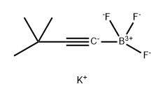 Potassium (3,3-dimethylbut-1-yn-1-yl)trifluoroborate Structural
