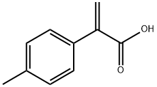 Benzeneacetic acid, 4-methyl-α-methylene- Structural