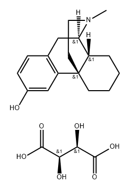 Morphinan-3-ol, 17-methyl-, rel-, (2R,3R)-2,3-dihydroxybutanedioate (1:1) (salt), dihydrate (9CI) Structural
