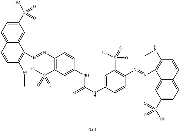 2-Naphthalenesulfonic acid, 8,8'-[carbonylbis[imino(2-sulfo-4,1-phenylene)azo]]bis[7-(methylamino)-, tetrasodium salt