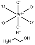 dihydrogen hexahydroxyplatinate, compound with 2-aminoethanol (1:2) Structural