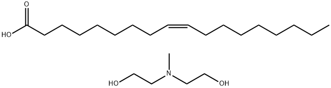 9-Octadecenoic acid (9Z)-, ester with 2,2'-(methylimino)bis[ethanol] Structural