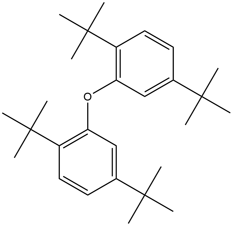Benzene, 1,1'-oxybis[2,5-bis(1,1-dimethylethyl)- (9CI) Structural