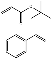 Poly(tert-Butyl Acrylate)-block-Poly(styrene) (Copolymer, 10:11) Structural
