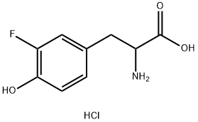 Tyrosine, 3-fluoro-, hydrochloride (9CI) Structural