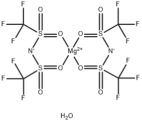 Magnesium  trifluoromethanesulfonimide  hydrate Structural