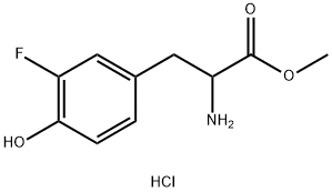 methyl 2-amino-3-(3-fluoro-4-hydroxyphenyl)propanoate hydrochloride Structural