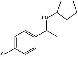 Benzenemethanamine, 4-chloro-N-cyclopentyl-α-methyl- Structural