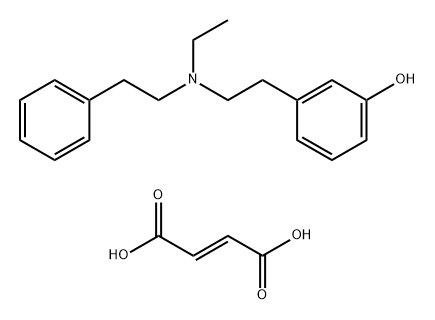 Phenol, m-(2-(N-ethylphenethylamino)ethyl)-, fumarate (1:1) Structural
