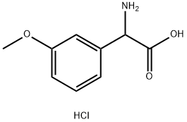 Benzeneacetic acid, a-amino-3-methoxy-, hydrochloride