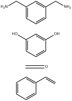 Formaldehyde, telomer with 1,3-benzenedimethanamine, 1,3-benzenediol and ethenylbenzene Structural